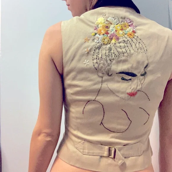 Custom Embroidered Ralph Lauren Vest - Picture 1 of 4